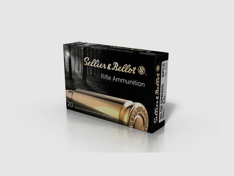 Munitie cal. 30-06/2936 9,7 g SPCE S&B,