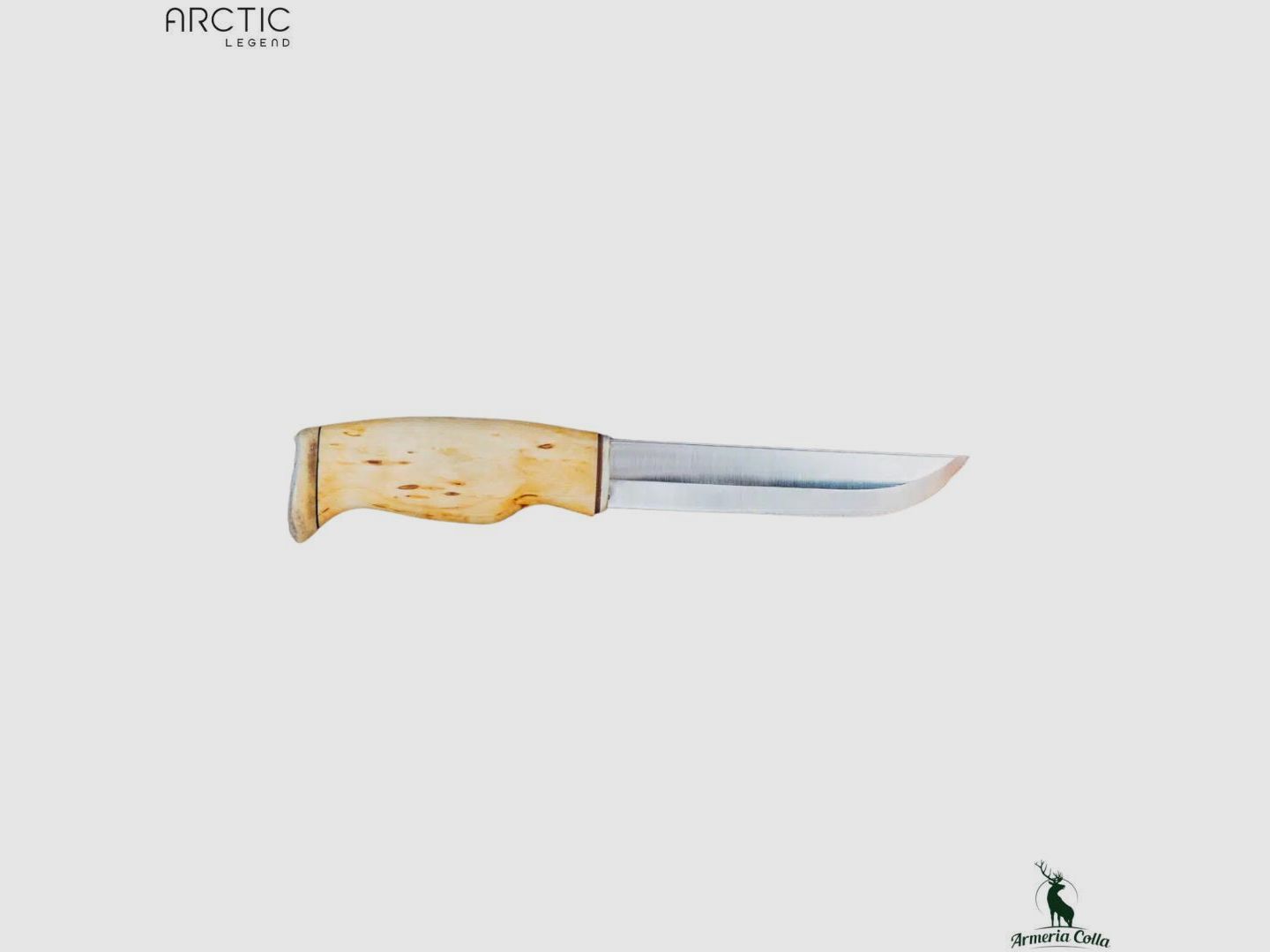 Arctic Legend Coltello mod. Bear Lama SS 14.5 cm imp. Legno Naturale, immagine 1 di 2
