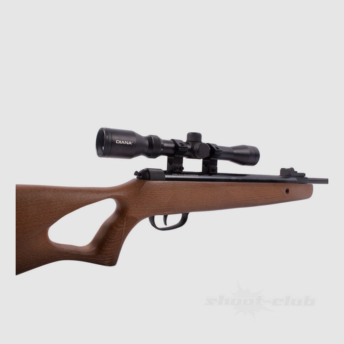 Diana two-fifty break barrel air rifle 4.5 mm diabolo + scope 3-9x32