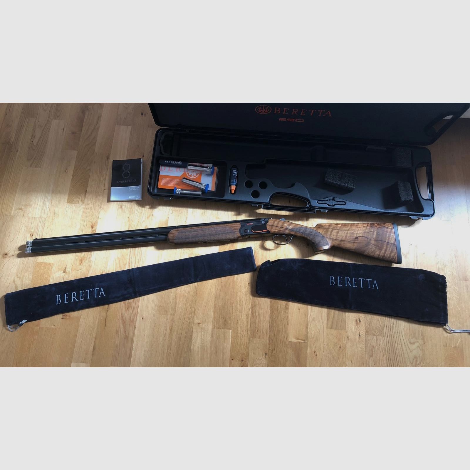 Beretta BDF 690 Competition Black Trap AS 12/70 LL:76cm Bockdoppelflinte Flinte
