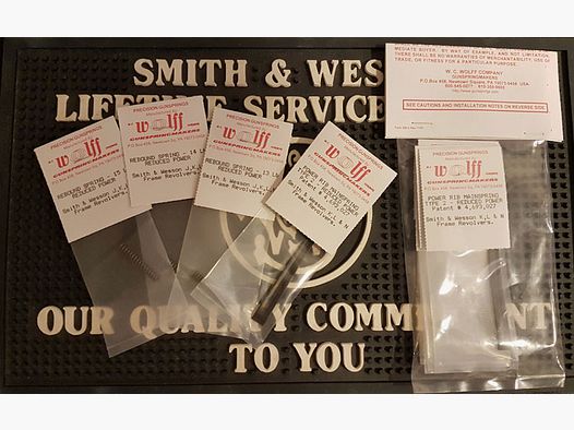 WOLFF Custom Tuning spring set for S&W revolver K-L-N frame Smith & Wesson 686 586 629 617 66 etc.