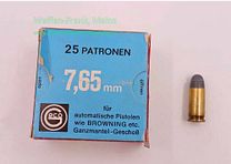 Geco - Fürth munizioni per pistole 7,65mm Browning/.32ACP