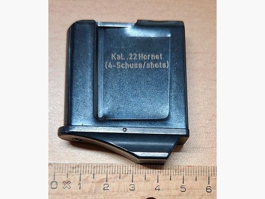 .22 Hornet 4 Schuss / shots Magazin 