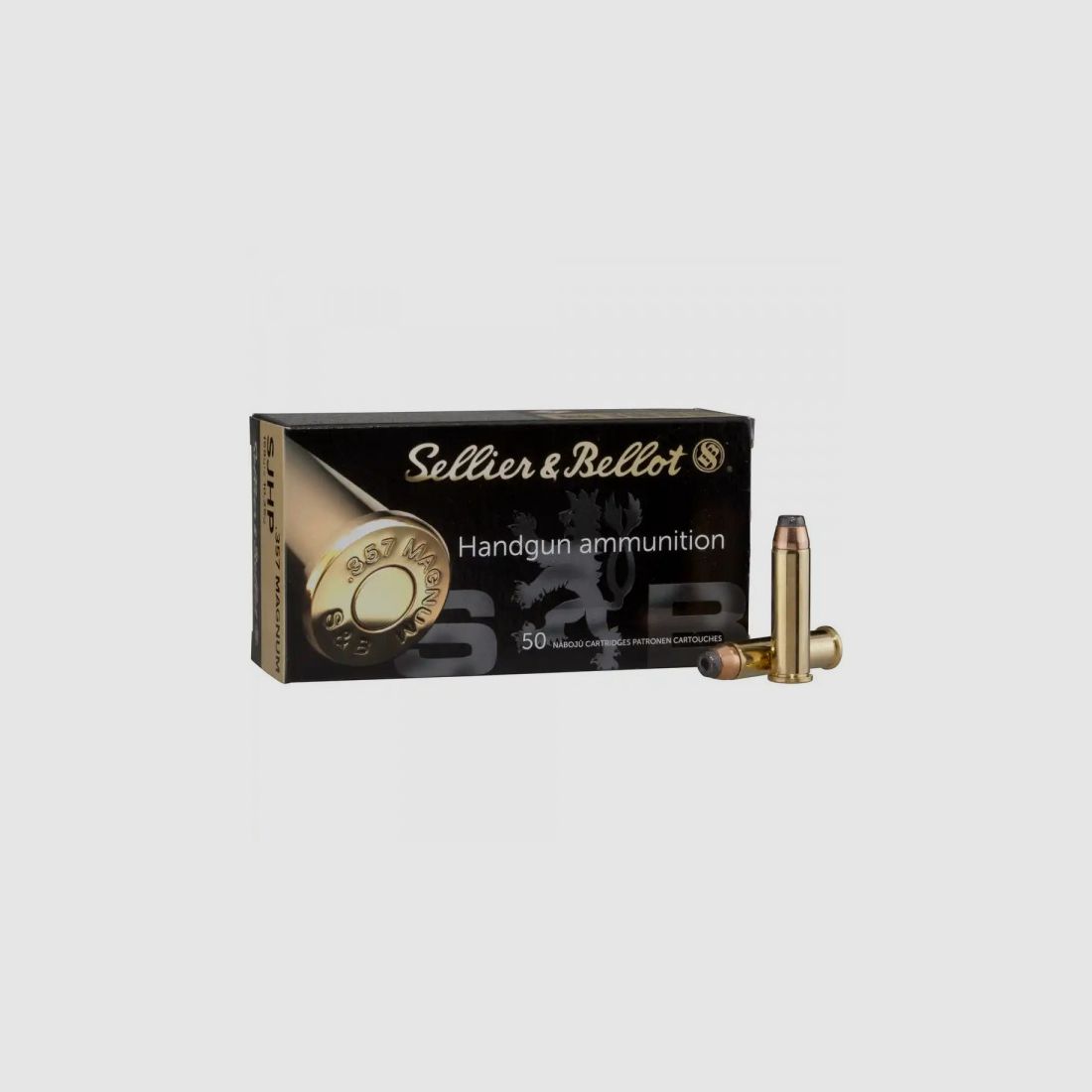 SELLIER & BELLOT .357MAG. REVOLVERPATRONEN - 158GRS SJHP- 50 SCHUSS