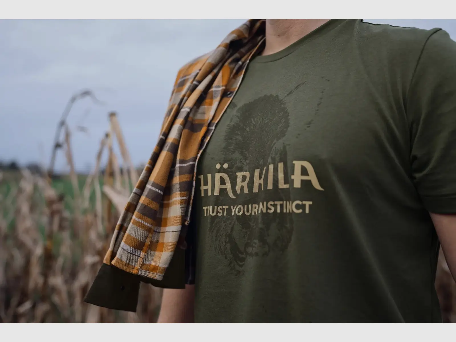 Härkila Wildboar Logo T-shirt à manches courtes, forest night, image 3 sur 5