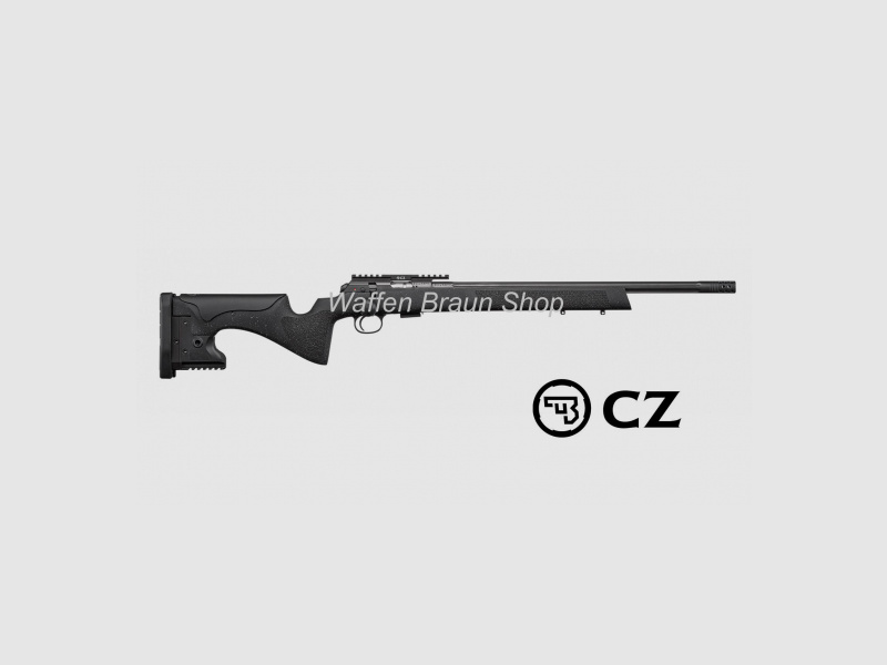 CZ 457 Long Range Precision Black Threaded 20" .22lr
