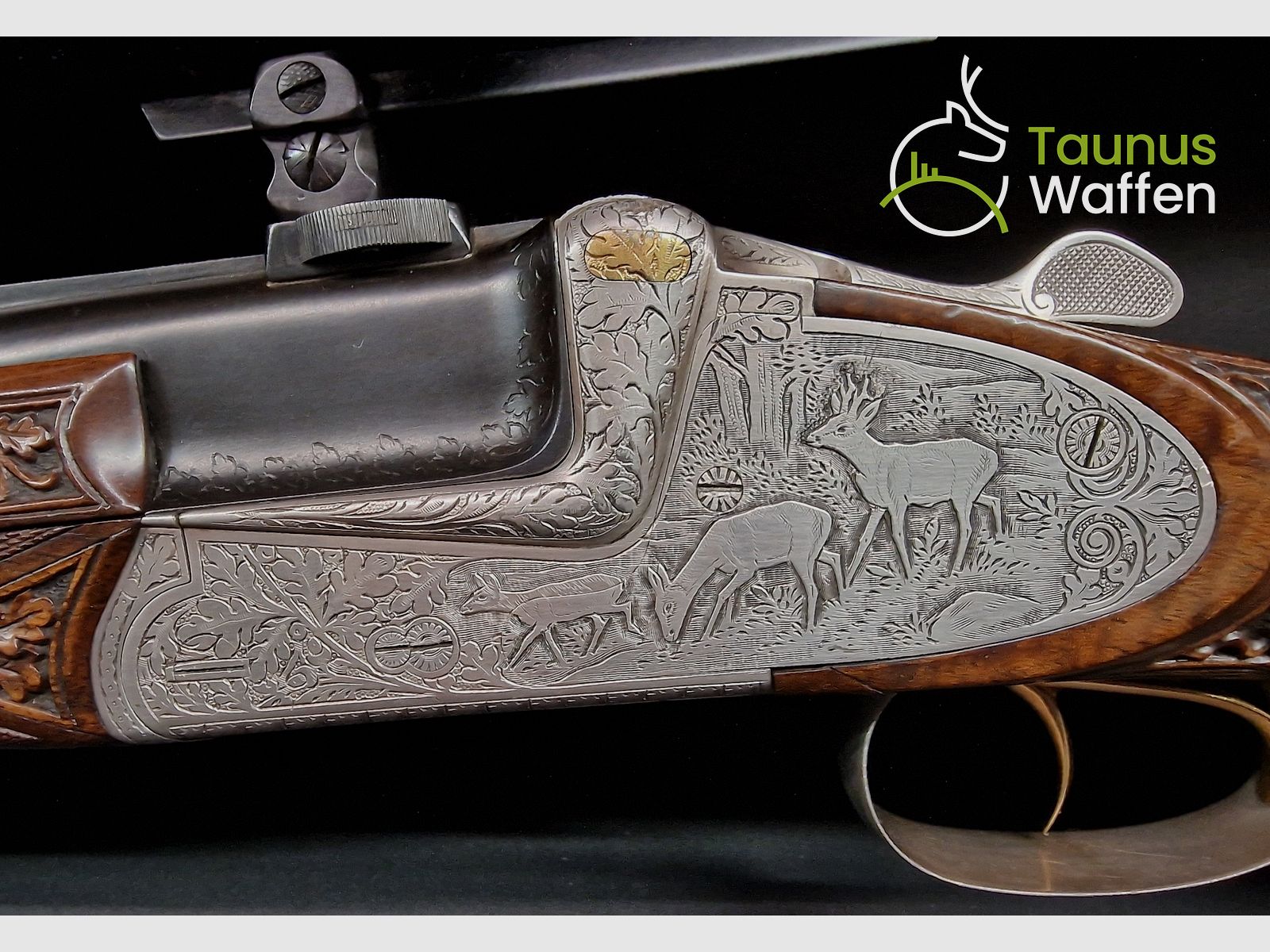 Triumph drilling Bock drilling Josef Just Ferlach with Bock double rifle interchangeable barrel taunus-waffen.de