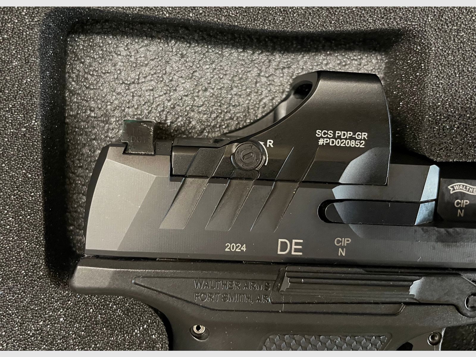 Walther PDP Compact mit Holosun SCS-PDP-GR Red Dot neuwertig