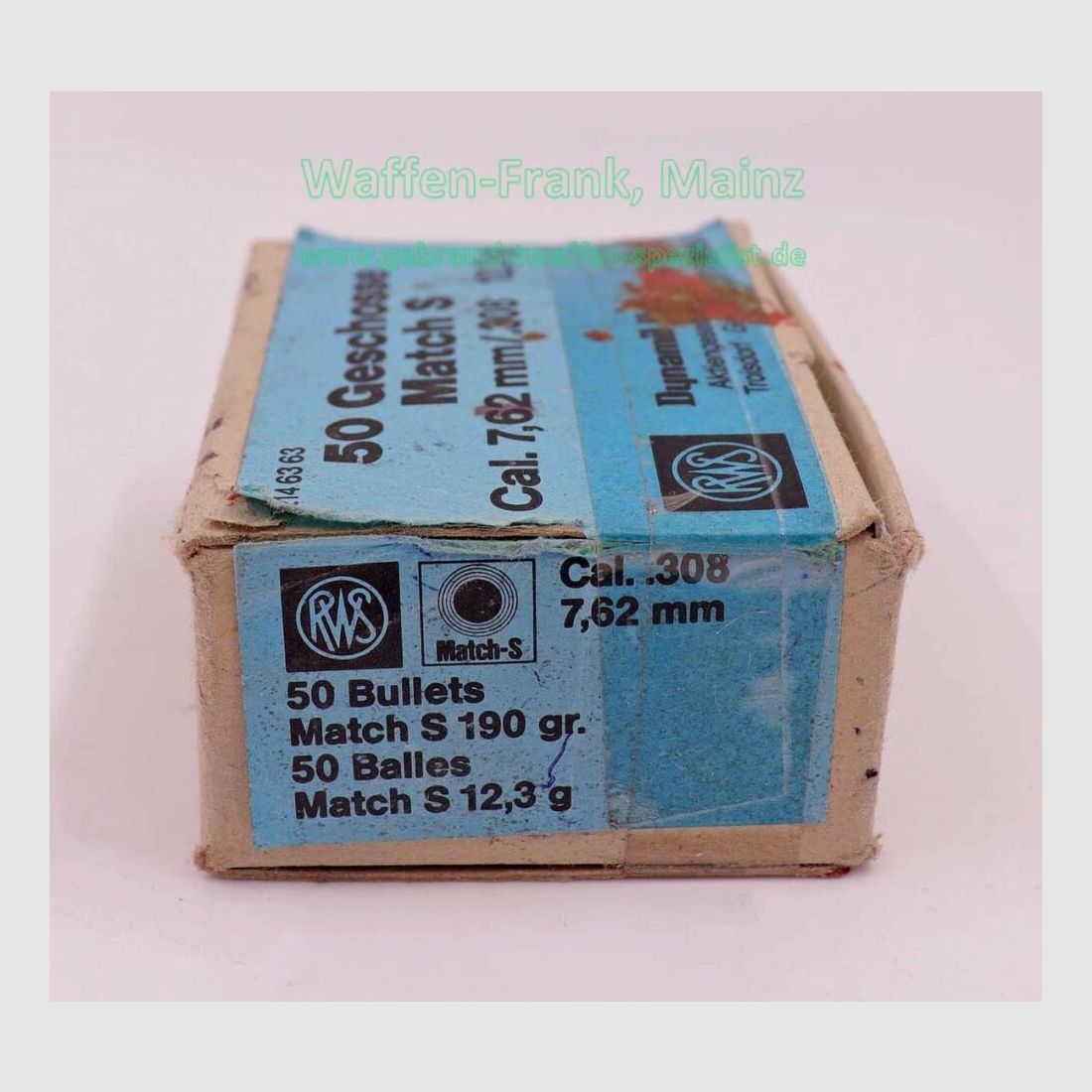 RWS (WZd.Fa.Rottweil) geweerkogels .30 (.308)