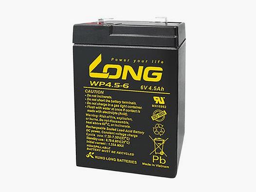 Dörr LONG Blei Akku 6V/4,5Ah für Wildkameras/Futterstreuer