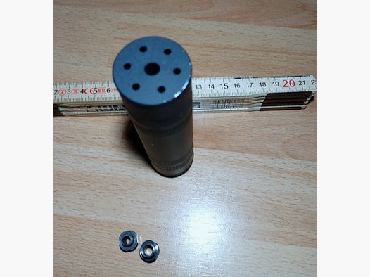 Zoraki Schalldämpfer für SRS Schreckschusspistolen mit 3 Adaptern