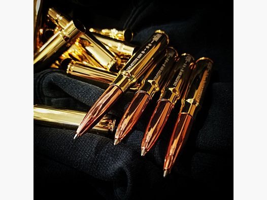Bolígrafo Shop-Gun en forma de cartucho