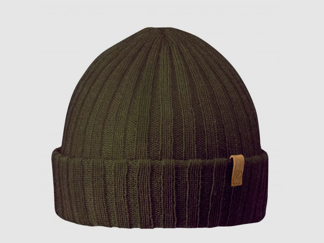 Fjällräven Unisex Strickmütze Byron Dark Olive OneSize