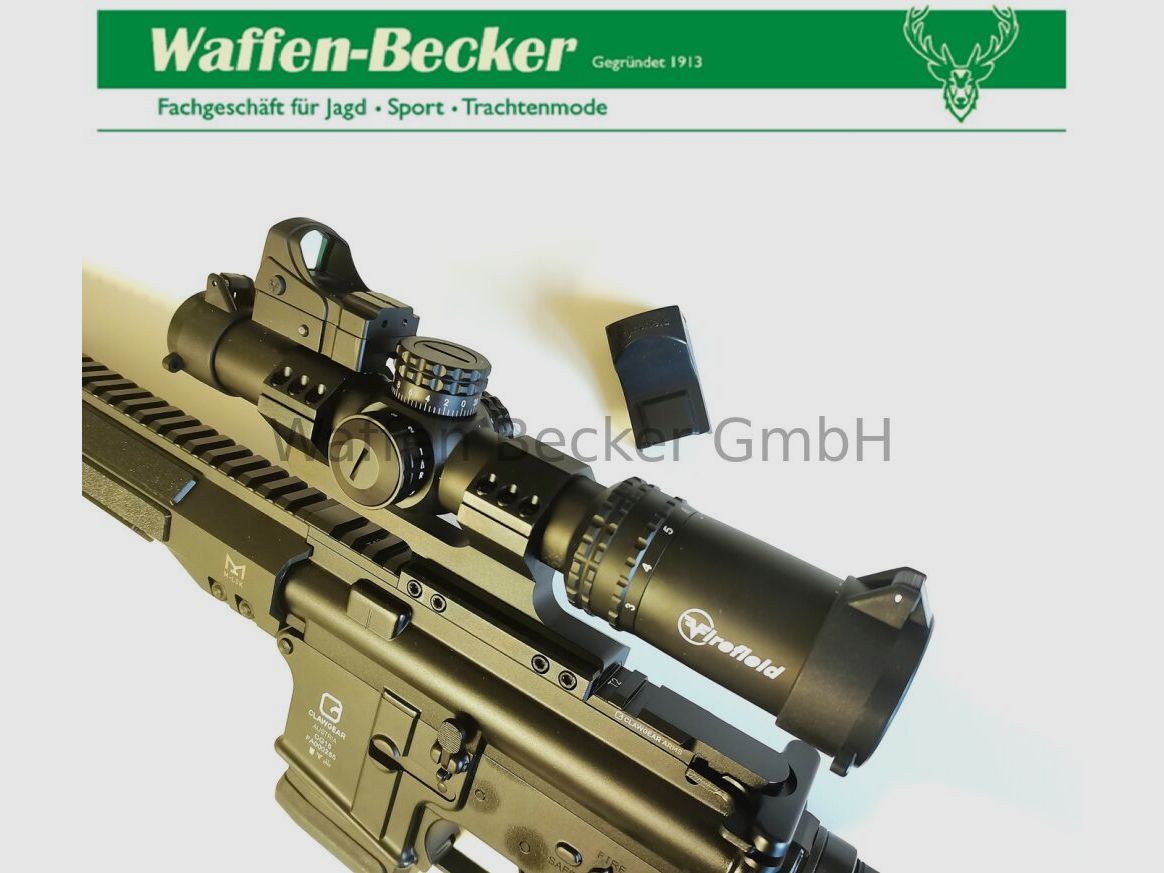 Clawgear Clawgear CG15 Basic schwarz Kal. .223Rem. 16,75" + Firefield 1-6x24 inkl. Red-Dot