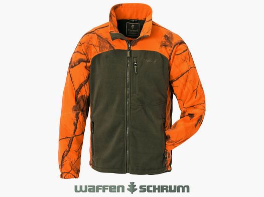 Pinewood Kinder Fleecejacke Oviken Realtree AP Blaze/H.Green