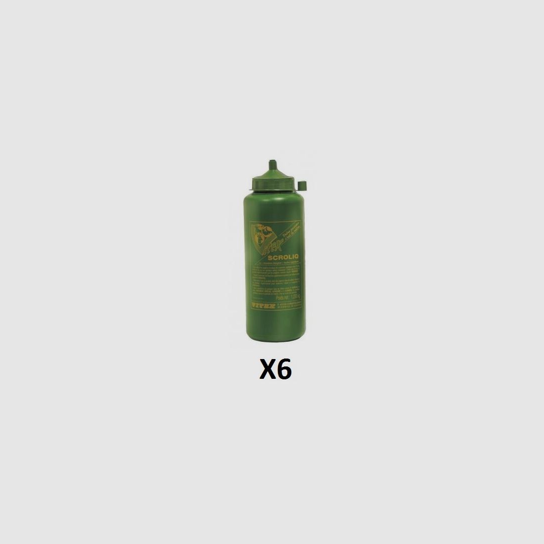lot de 6 bouteilles de 1L de goudron végétal scroliq, image 2 sur 2