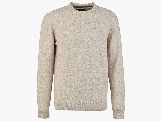 Barbour Pullover Essential Tisbury Crew Dark Sand