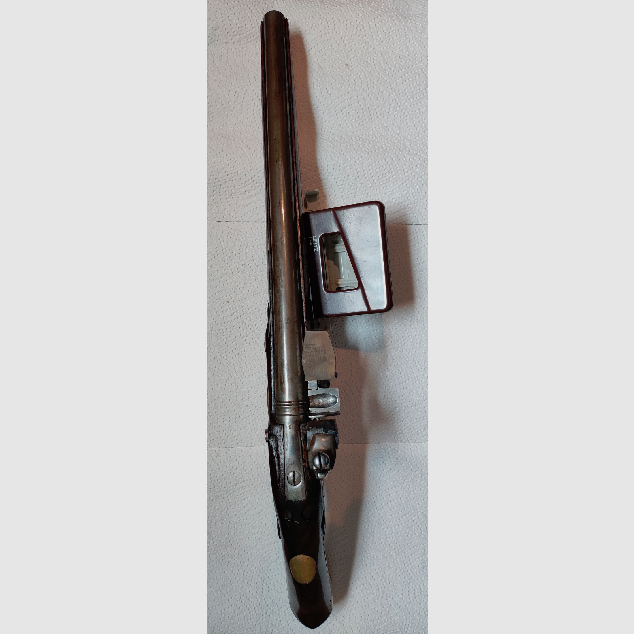 Indien, Preußische Reiter-Pistole 1731 mit Ladestock (Beschossen in DL) , Replik