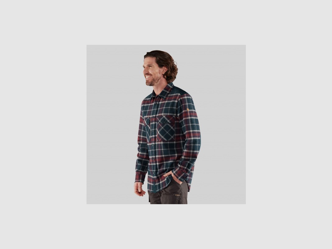 Fjällräven Herren Hemd ÖvikTwill Shirt Black-Fog