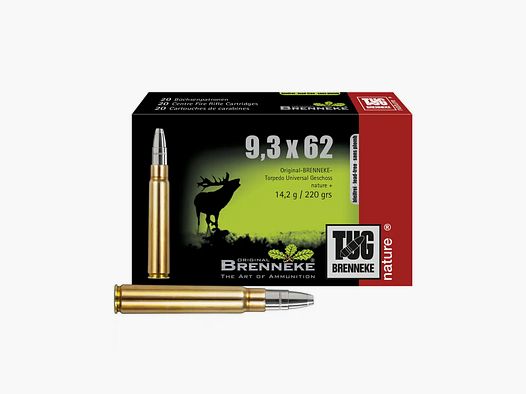 BRENNEKE AMMUNITION 9.3X62 TUG 293GR/19G