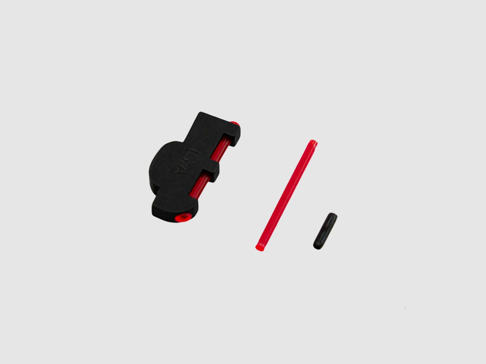 LPA Fiber Optic Korn für S&W Revolver Rot