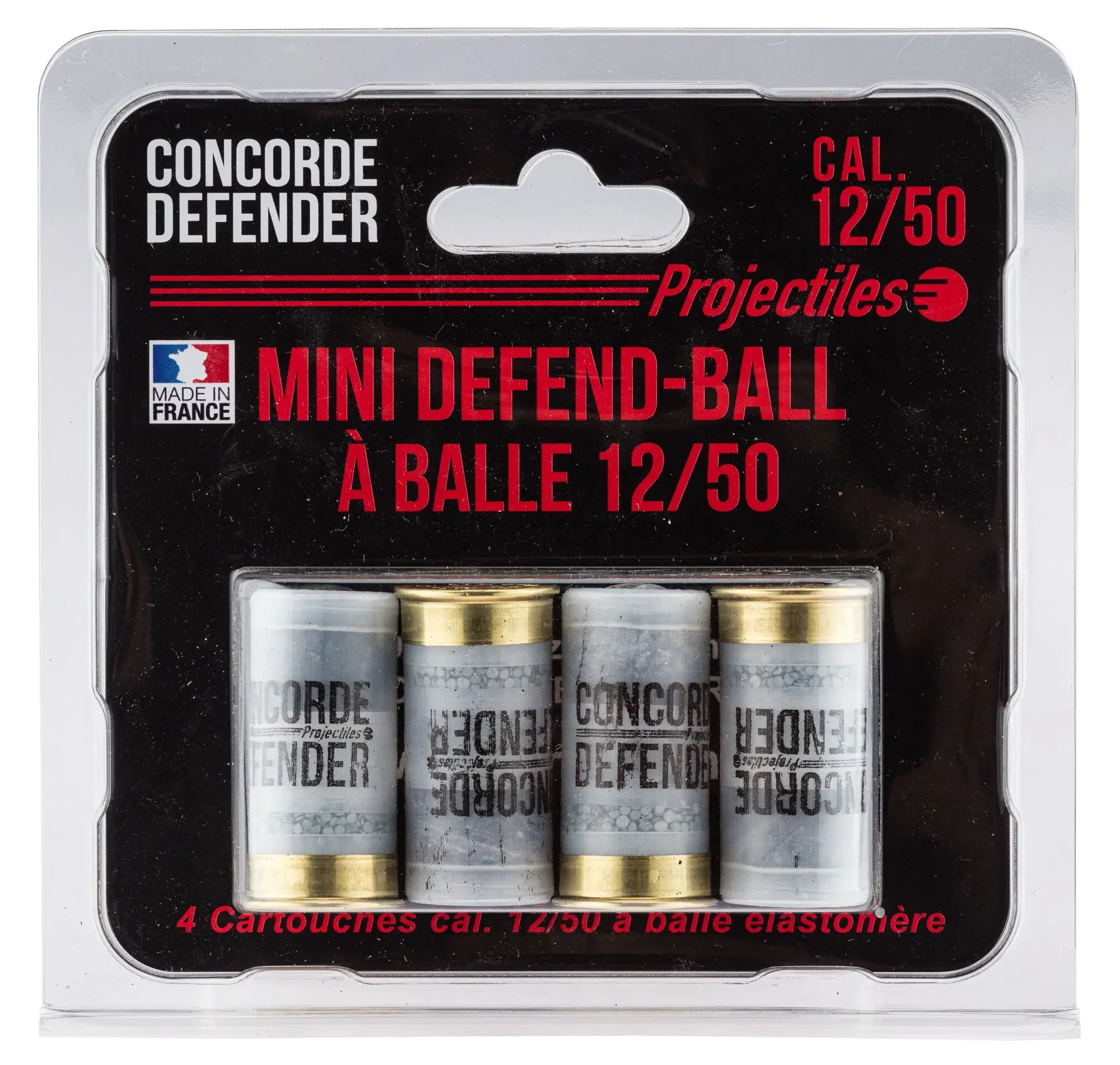Cartouche Mini Defend Ball Concorde Defender Calibre 12/50, image 2 sur 10