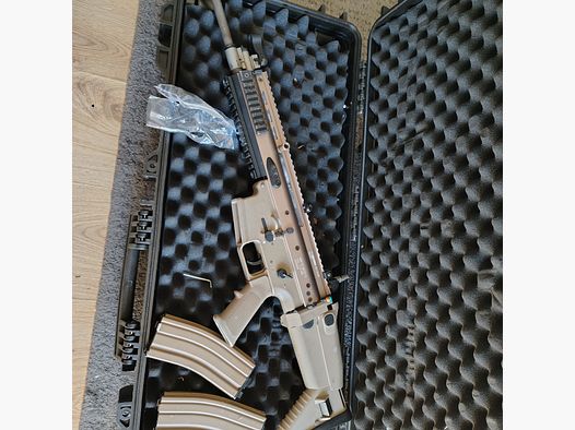 We Tech GBB Airsoft Scar L mit Mod's