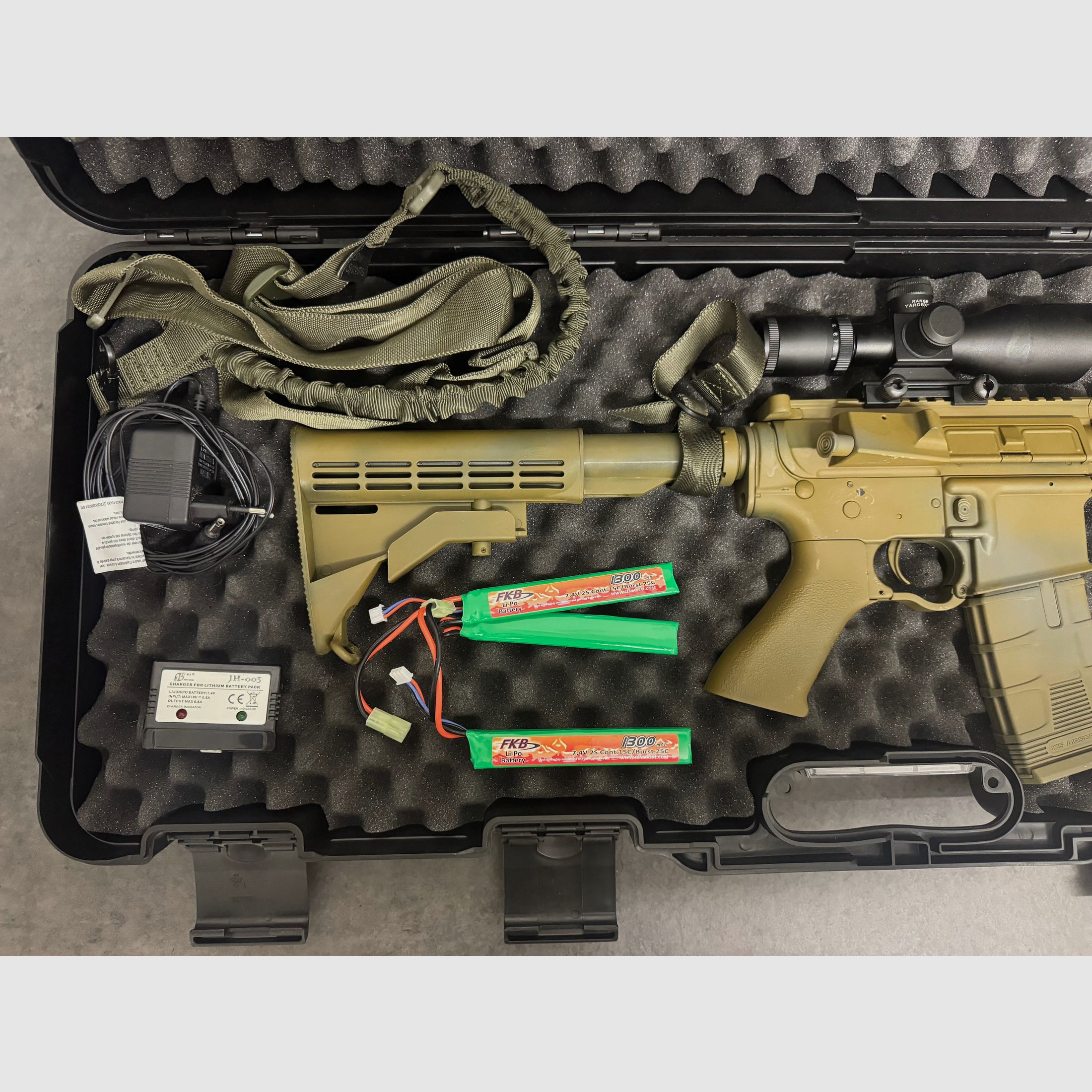 S-AEG M4 Airsoft - Set