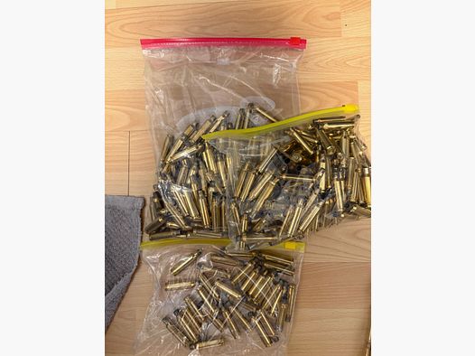 Aproximadamente 200 casquillos 6.5 Creedmoor S&B usados