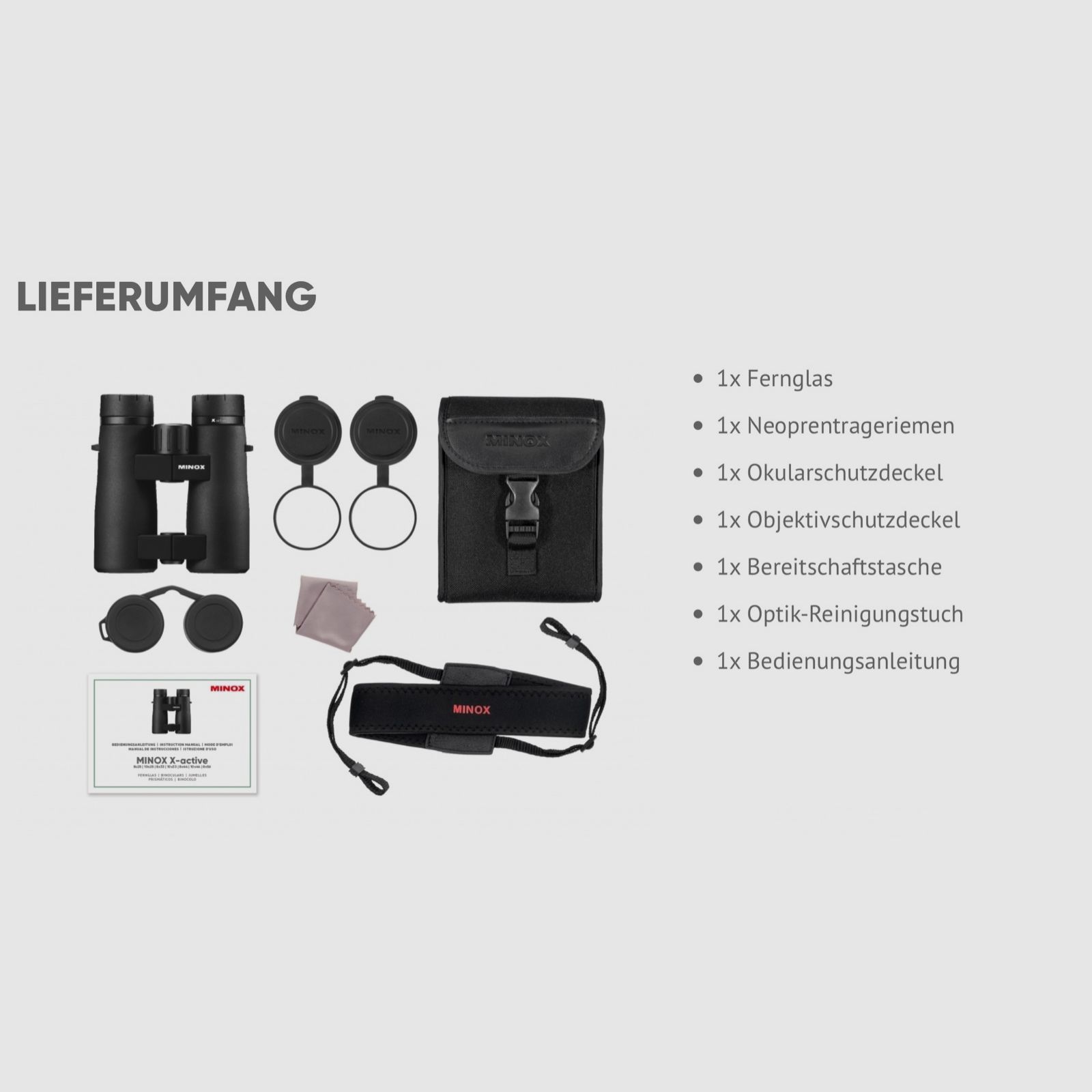 Minox 80407335 prismáticos Xactive 8x44 novedad para actividades al aire libre en el campo