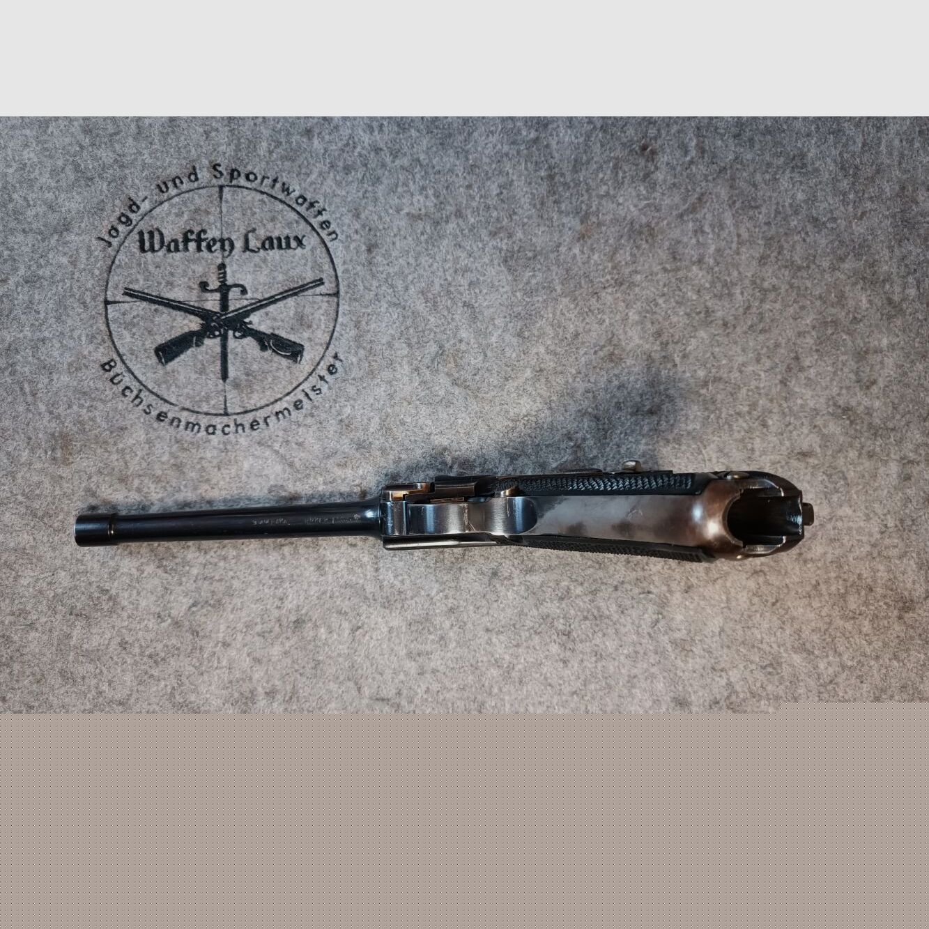 Mauser S/42 Luger P.08 1918 lange loop + repro holster kolf