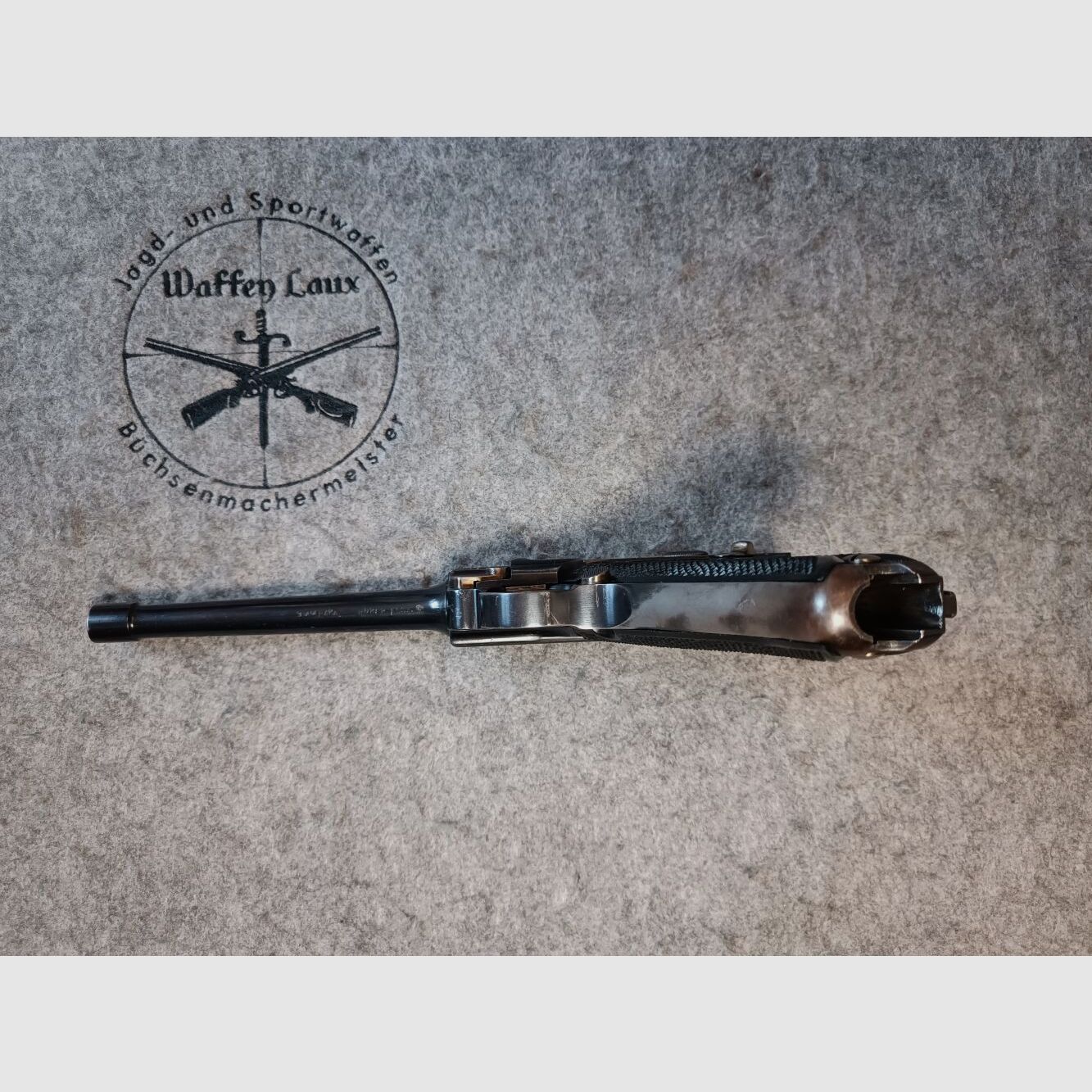 Mauser S/42 Luger P.08 1918 lange loop + repro holster kolf