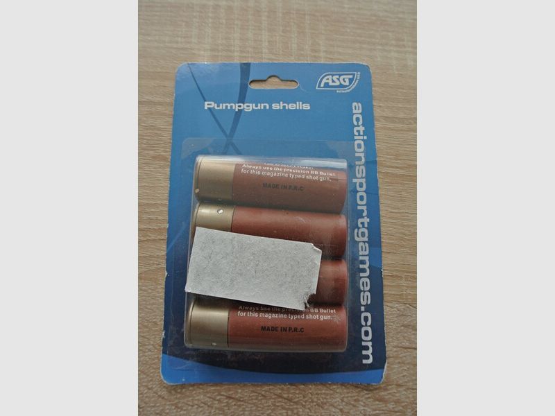 ASG M3 Shotgun Shells Kunststoff 6mm Airsoft softair Gotcha Magazine