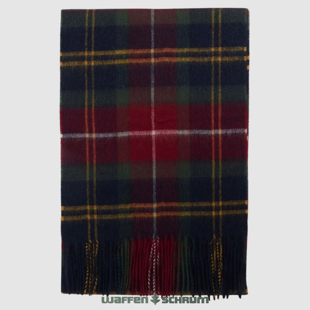 Barbour Bufanda Chasmere Wool Winterberry Tartan