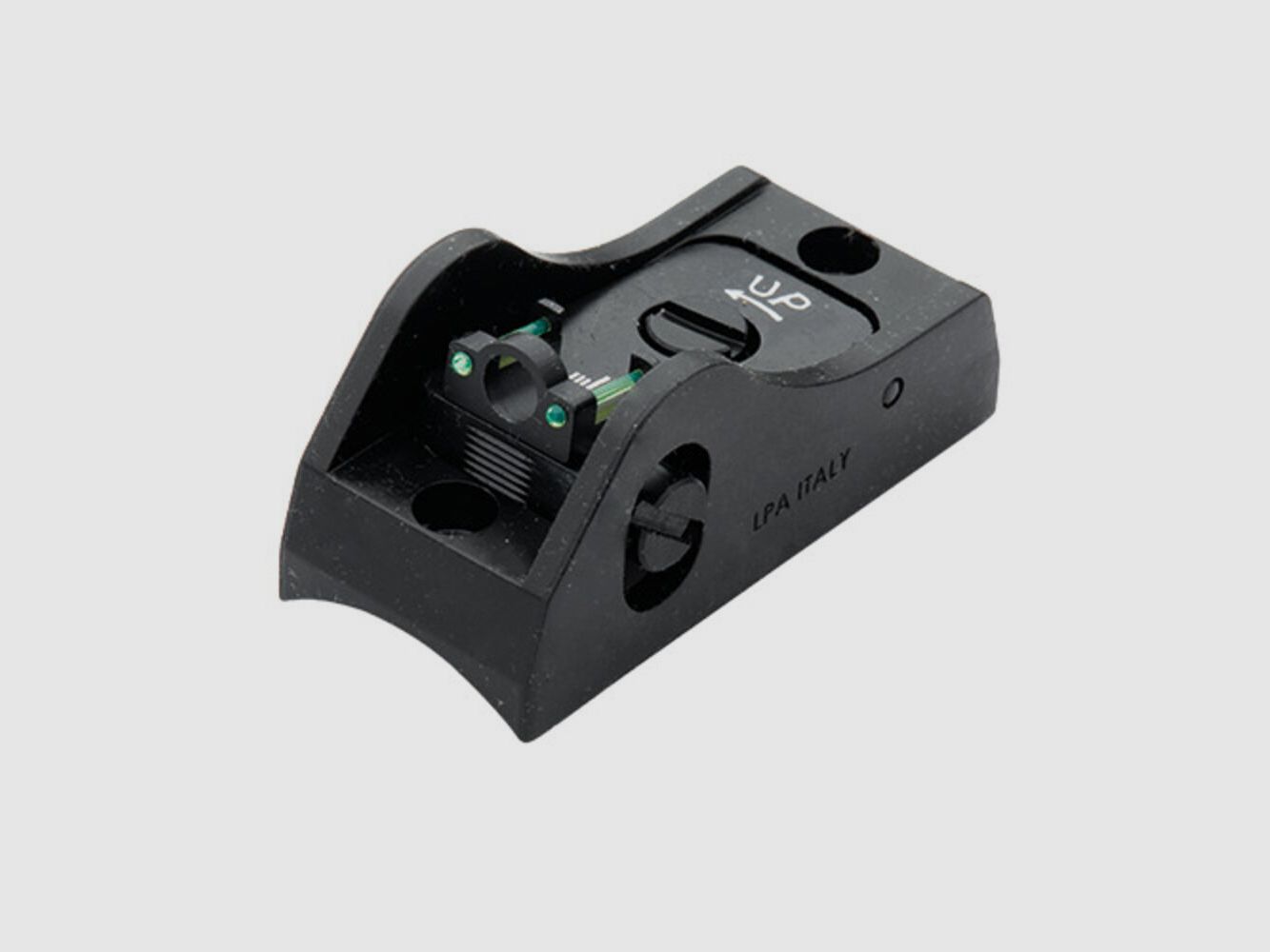 LPA Visier Ghostring Fiber grün Flinte