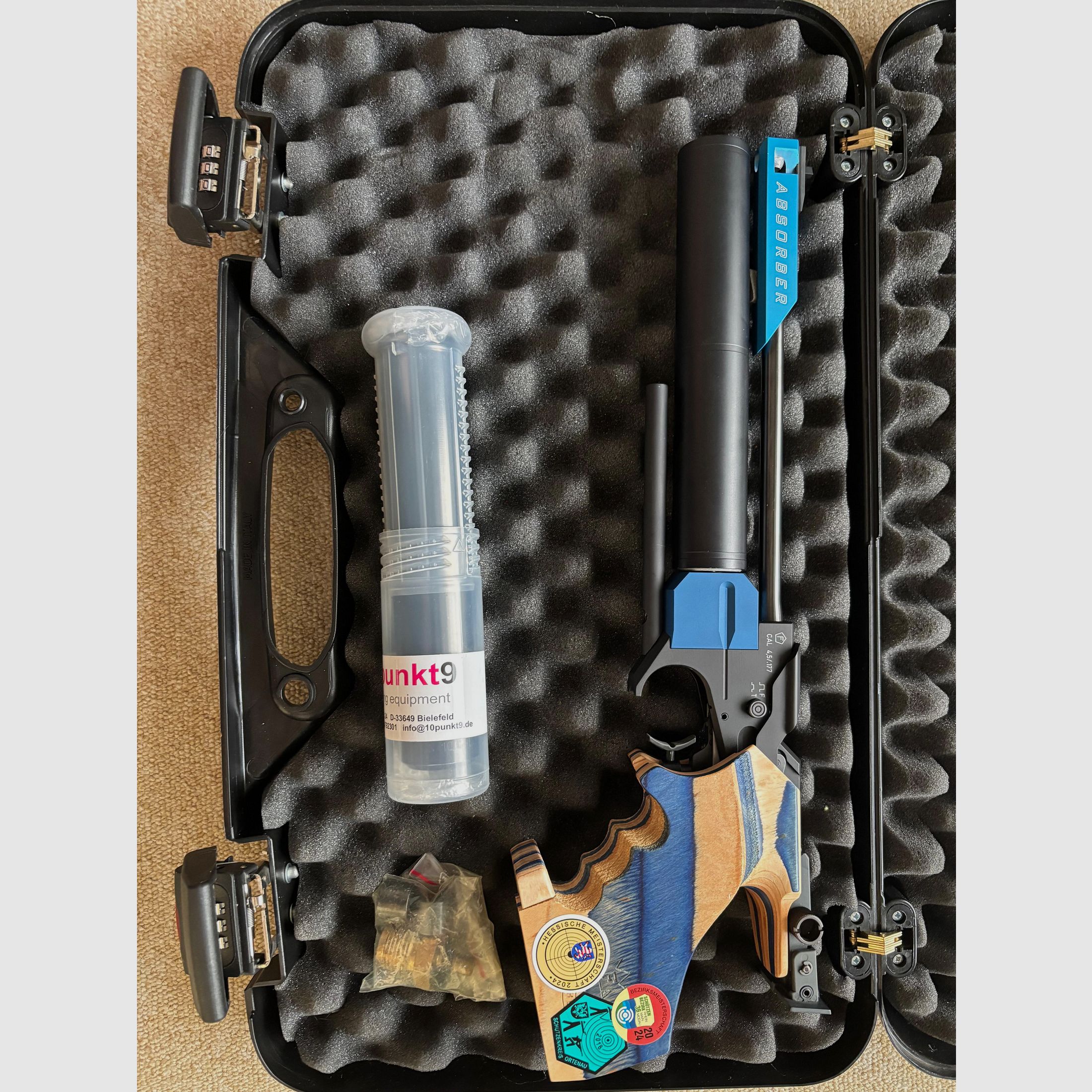 Walther LP 300 Luftpistole (Luft entweicht am Druckminderer)
