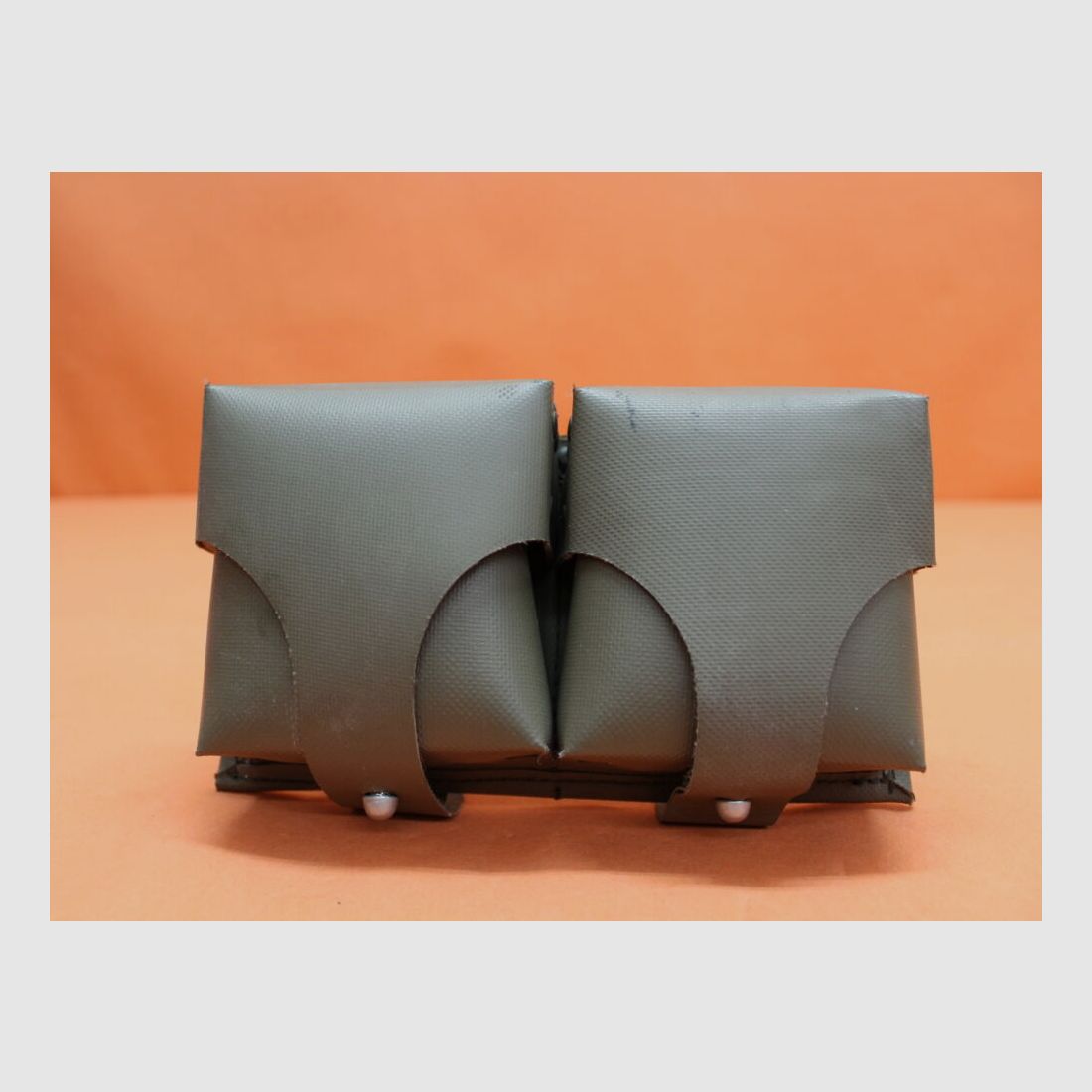 BUND SURPLUS Heckler&Koch HK G3: Tasche per caricatori POLIZEI? PSG-1? Tessuto composito oliva per 2 caricatori 10 colpi RARITÀ!