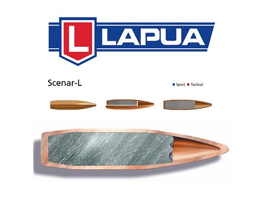 100 Stück LAPUA SCENAR-L OTM HP Hohlspitz Match Geschosse .308 7.83mm | 175grs 11.3g #GB550 4PL7061