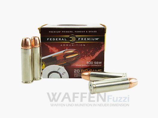 Federal Premium Barnes Expander .500 S&W 275GR HP