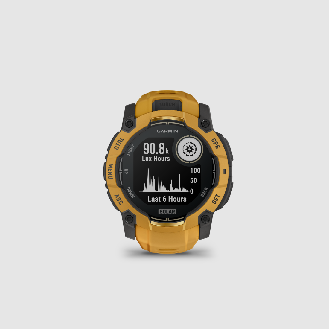 Garmin Instinct 3 Solar – Alpine Rush Edition 50 mm, Bild 2 von 7