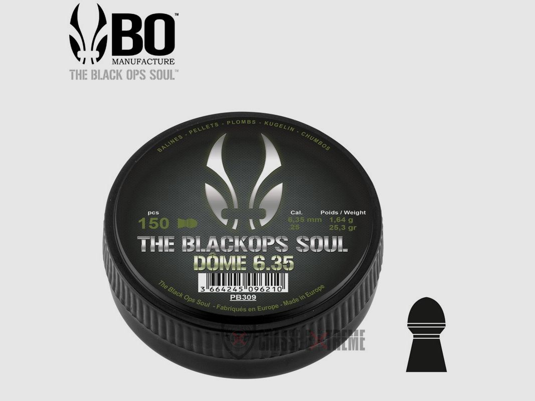 150 Diabolos the Black Ops Soul Dome Kal. 6,35 mm, Bild 1 von 2