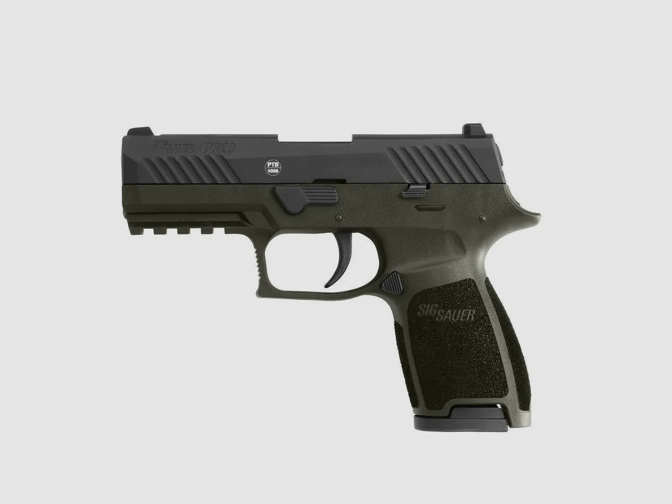 SIG SAUER P320 OD-GREEN SCHRECKSCHUSSPISTOLE IM KALIBER 9 MM P.A.K.