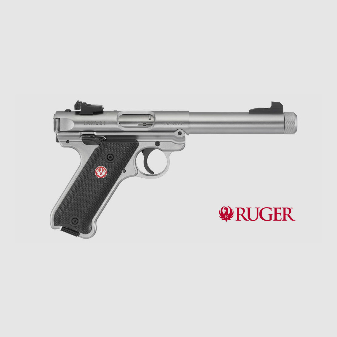Ruger Mark IV 22/45 Stainless Threaded 5.5" - .22 lr