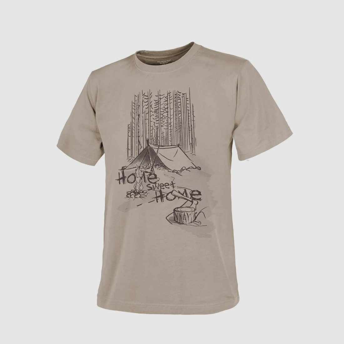 HELIKON-TEX T-SHIRT 'HOME SWEET HOME' KHAKI