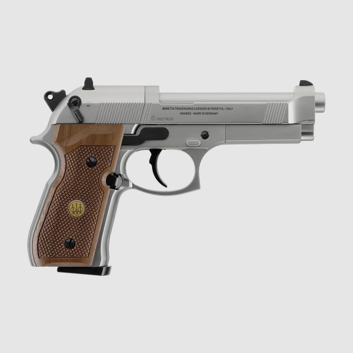 BERETTA M92 FS CO2 Air Pistol 4.5mm Diabolo < 4.0 J Nickel