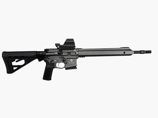 Schmeisser M4FL Sport 14,5" >GREY< AR15 halbautomatische Büchse 223Rem + Falke LE