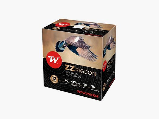 Winchester ZZ Pigeon 12/70 36 g - ZZ PIGEON ELECTROCIBLE Cal. 12-70, culot de 20, 36 gr, N°5
