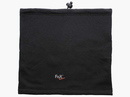 Round scarf, softshell, black, one size