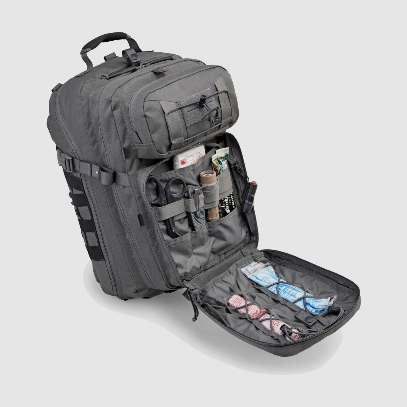 Defcon 5 Tactical Roger Everyday Rucksack Hydro 40 Liter grau, Bild 4 von 6