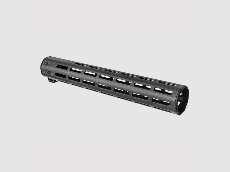 FAXON FIREARMS AR-15 HANDGUARDS M-LOK FAXON FIREARMS STREAMLINE HANDGUARD FREE FLOAT CARBON FIBER 13 BLACK, image 1 of 5